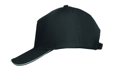Logo trade corporate gift photo of: 5 panel LED cotton cap 220gr/m²